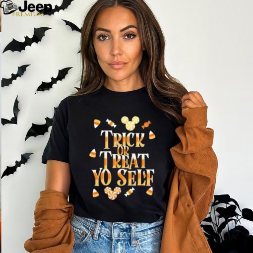 Happy Halloween Trick or Treat yo self Mickey mouse candy gift shirt