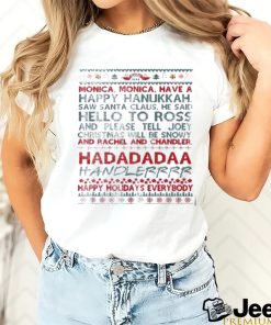 Happy Hanukkah and Merry Christmas Friends Shirt