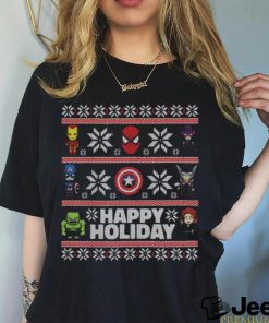 Happy Holiday Avengers Superheroes Christmas Ugly shirt