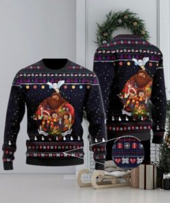 Happy Holiday Cartoon Harry Potter Ugly Christmas Sweater 3D Printed Men And Women Holiday Gift