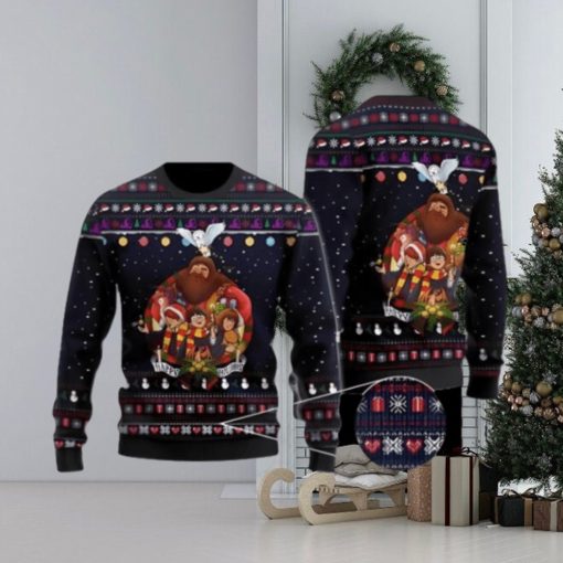 Happy Holiday Cartoon Harry Potter Ugly Christmas Sweater 3D Printed Men And Women Holiday Gift