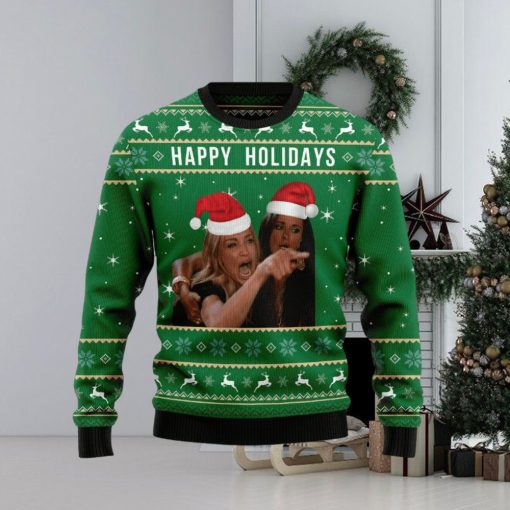 Happy Holiday – Ugly Christmas Sweater, Custom Ugly Christmas Sweate