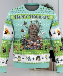 Happy Holidays Studio Ghibli Ugly Christmas Sweater