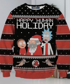 Happy Human Holiday Christmas Ugly Christmas Sweater