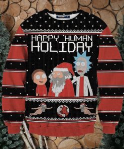 Happy Human Holiday Ugly Christmas Sweater Perfect Holiday Gift