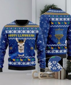 Happy Llamakkah Ugly Christmas Sweater Funny Gift For Men And Women Family Holidays