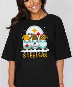 Happy Merry Christmas Gnomes mascot Pittsburgh Steelers football logo gift shirt