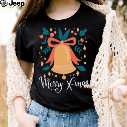 Happy Merry Christmas Merry X mas bell funny shirt