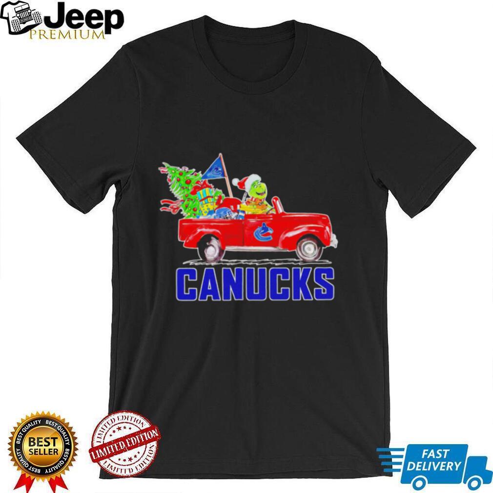 Merry Christmas Grinch Truck Graphic Shirt