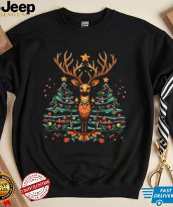 Happy Merry Christmas deer Christmas funny shirt