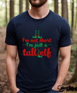 Happy Merry Christmas i’m not short i’m just a tall elf gift shirt