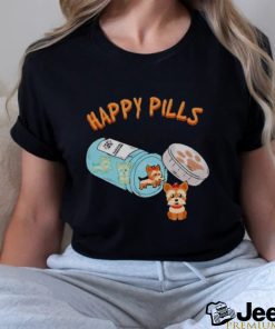 Happy Pills Funny Yorkshire Terrier Dog Lover Shirt