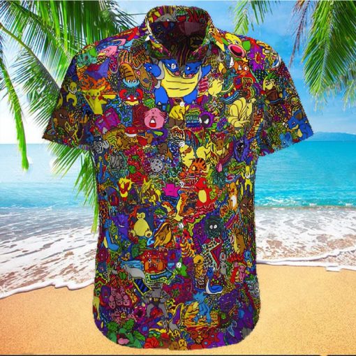 Happy Pokemon Beach Hawaiian Shirt