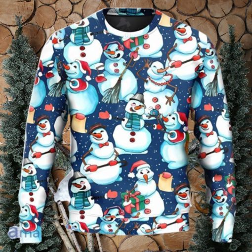 Happy Snowman Xmas Ugly Christmas Sweater Unique Gift For Men And Women