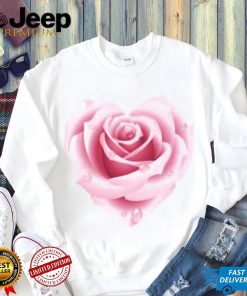 Happy Valentine’s Day heart rose T shirt