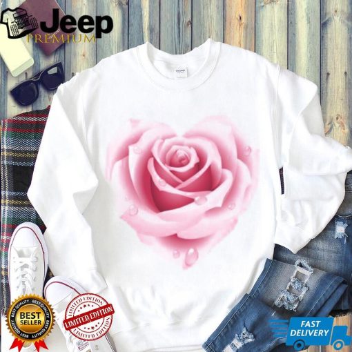 Happy Valentine’s Day heart rose T shirt