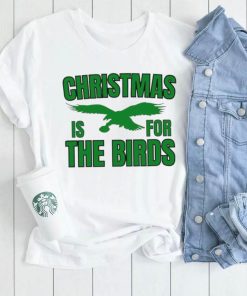 Happy Xmas Philadelphia Eagles football Christmas is for the birds logo shirt