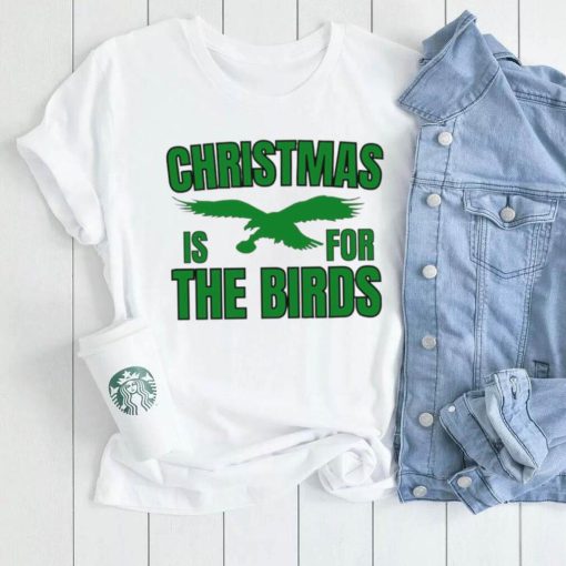 Happy Xmas Philadelphia Eagles football Christmas is for the birds logo shirt