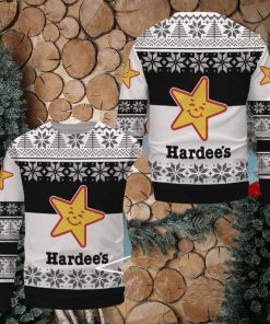 Hardee’s Ugly Christmas Sweater, Xmas Gift Ideas For Fans Uniform