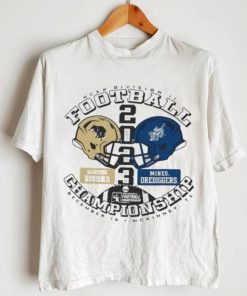 Harding Bisons Vs Mines Orediggers 2023 NCAA Division II Football Championship Dueling Helmets Shirt