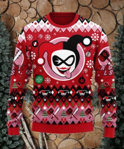 Harley Quinn Christmas Anime Xmas Ugly Christmas Sweater Gift For Men Women