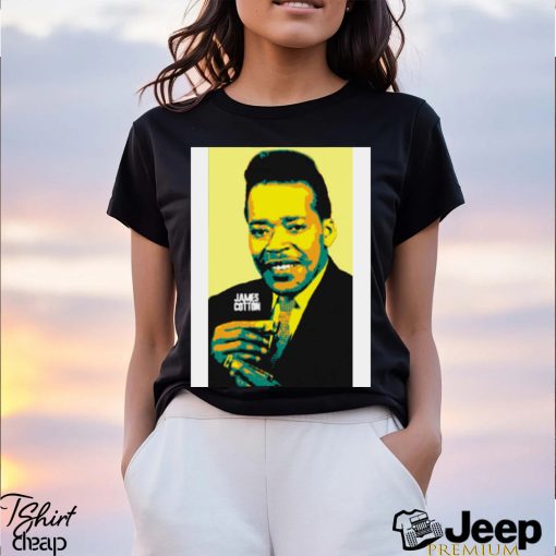 Harmonica Player James Cotton shirt