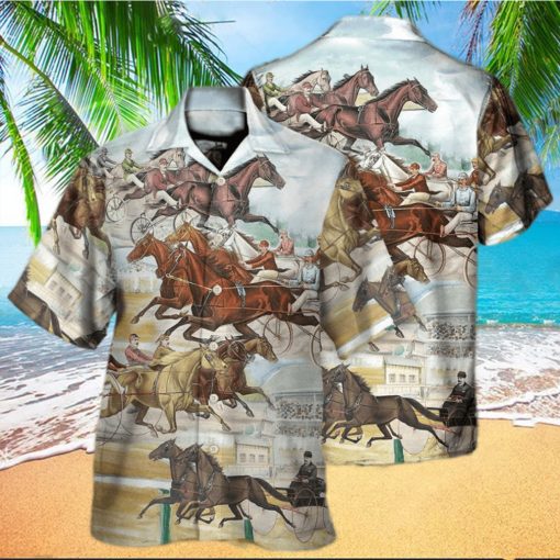 Harness Racing Horse Racing The Best Seat Hawaiian Shirt