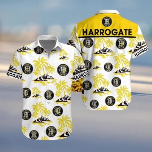 Harrogate Town AFC Button Up Shirt Hawaiian Shirt