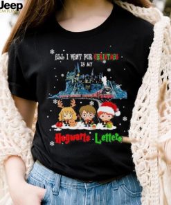 Harry Potter Christmas hogwarts letter shirt