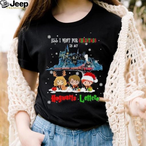 Harry Potter Christmas hogwarts letter shirt