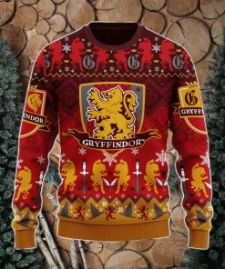 Harry Potter Gryffindor Christmas Ugly Christmas Sweater Xmas Men And Women Christmas Gift