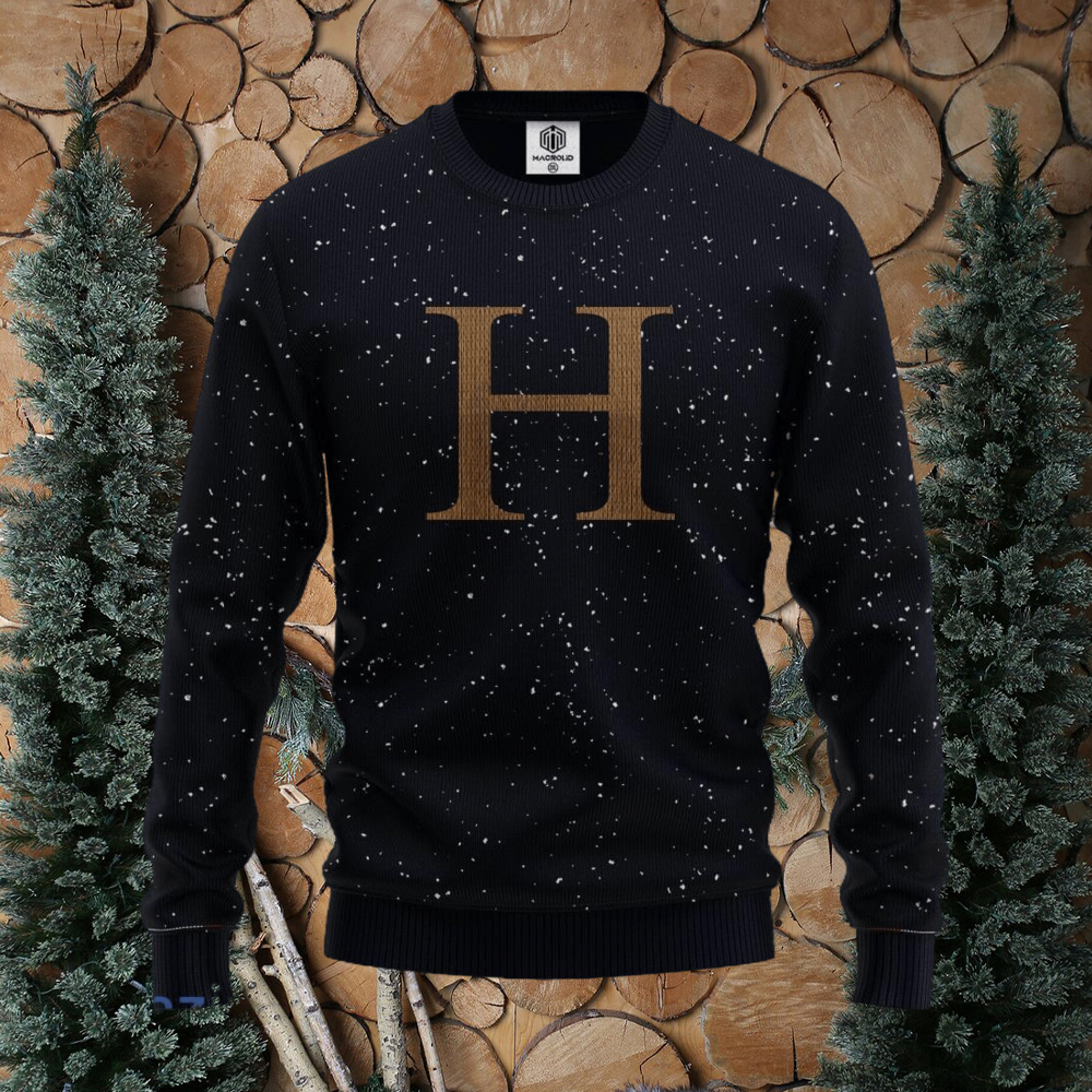 Harry Potter H Christmas Sweater for Adults