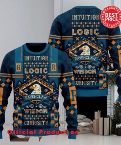 Harry Potter Hogwarts Ravenclaw Intuition Logic Ugly Christmas Sweater