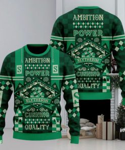 Harry Potter Hogwarts Slytherin Ugly Christmas Sweater 2023 For Men And Women