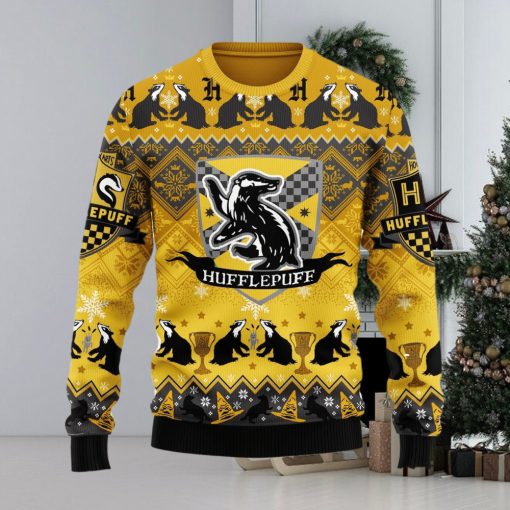 Harry Potter Hufflepuff Ugly Christmas Sweater Xmas Men And Women Christmas Gift