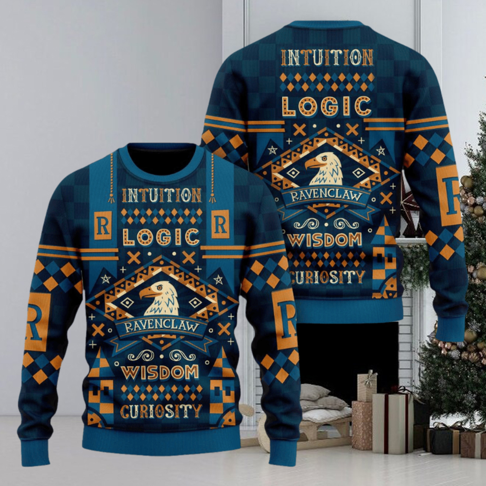 Harry Potter Intuition Logic Ravenclaw Wisdom Curiosity Sweater Christmas Harry Potter Intuition Logic Ravenclaw Wisdom Curiosity Sweater Christmas