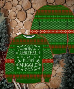 Harry Potter Merry Christmas Fil Thy Muggle Ugly Christmas Sweaters