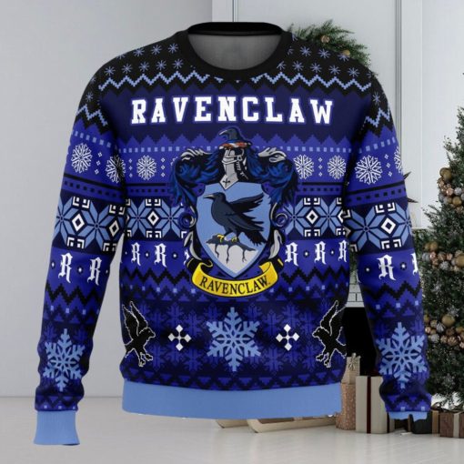 Harry Potter Ravenclaw House 3D Ugly Christmas Sweater Unisex Christmas Sweater For Men And Women