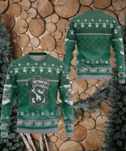 Harry Potter Slytherin Green 3D Ugly Christmas Sweater Presents Christmas For Men And Women