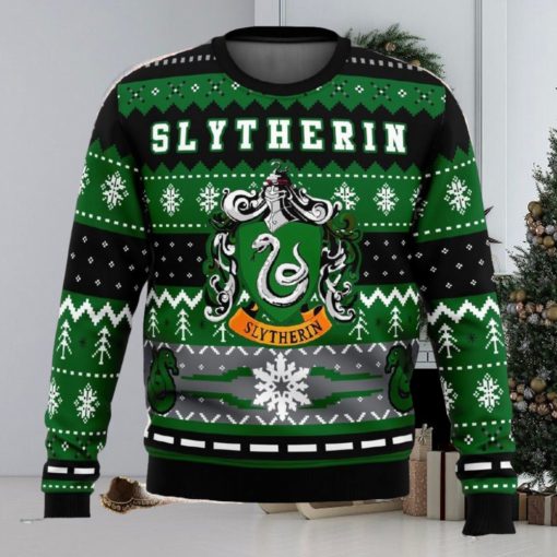 Harry Potter Slytherin House Ugly Christmas Sweater Funny Gift For Men And Women Fans