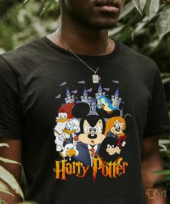 Harry Potter X Mickey Mouse characters cartoon shirt