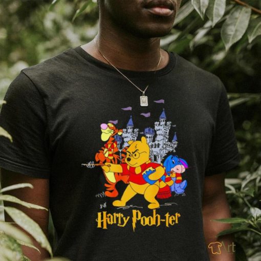 Harry Potter X Winnie the Pooh characters cartoon shirt