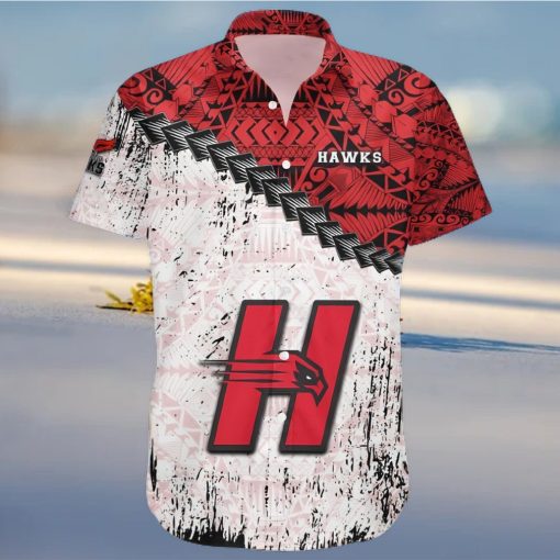 Hartford Hawks NCAA Grunge Polynesian Tattoo Hawaiian Shirt