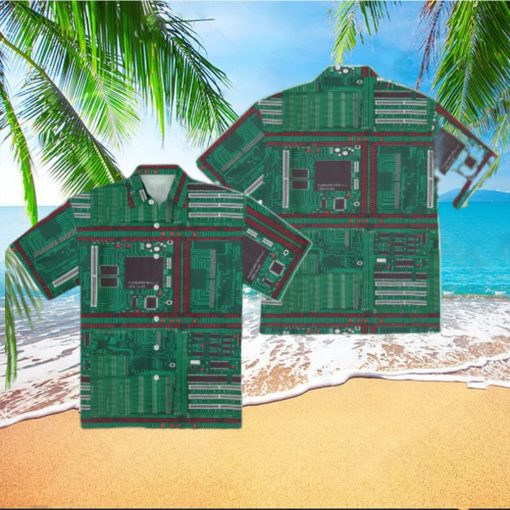 Hasanabi Motherboard Vacation Hawaiian Shirt