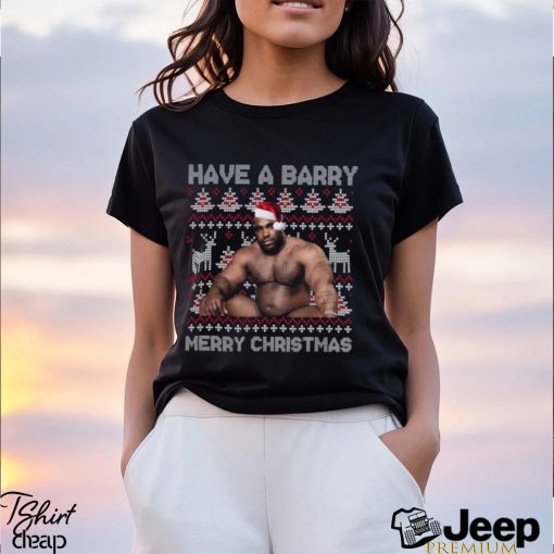 Have A Barry Merry Christmas Quotes T shirt