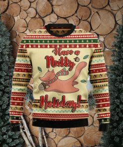 Have A Nutty Holiday Christmas Ugly Sweater Mens