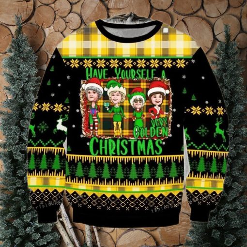 Have Yourself A Very Golden Xmas Ugly Sweater Party