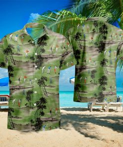 Hawaii Golf summer Hawaiian Shirt And Short Set Gift Men Women