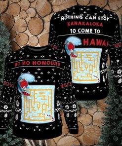 Hawaii Maze Game 3D All Over Print Print Ugly Christmas Sweater Perfect Holiday Gift