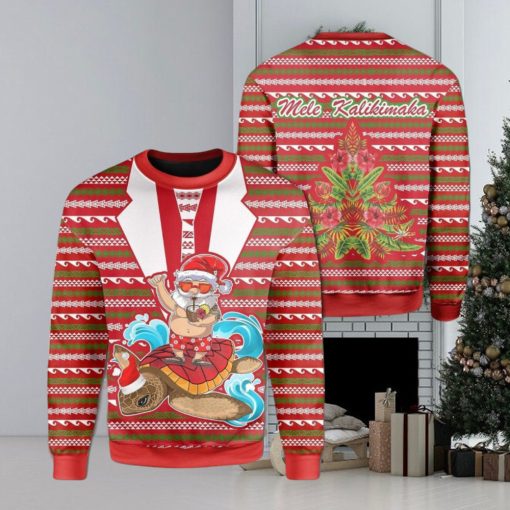 Hawaii Mele Kalikimaka Christmas Unisex Ugly Sweater